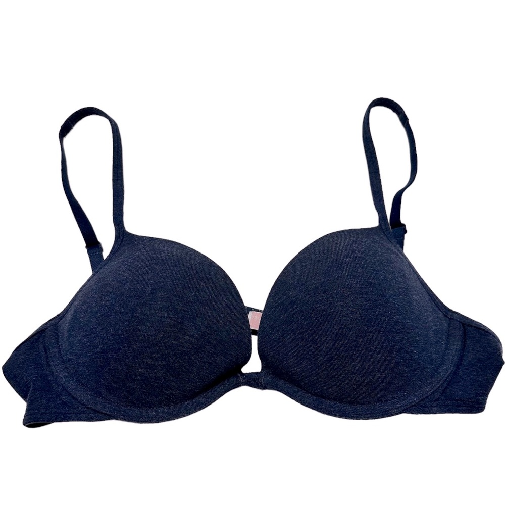 Victoria’s Secret NWT Vintage Blue Cotton Push Up Bra SZ 36B